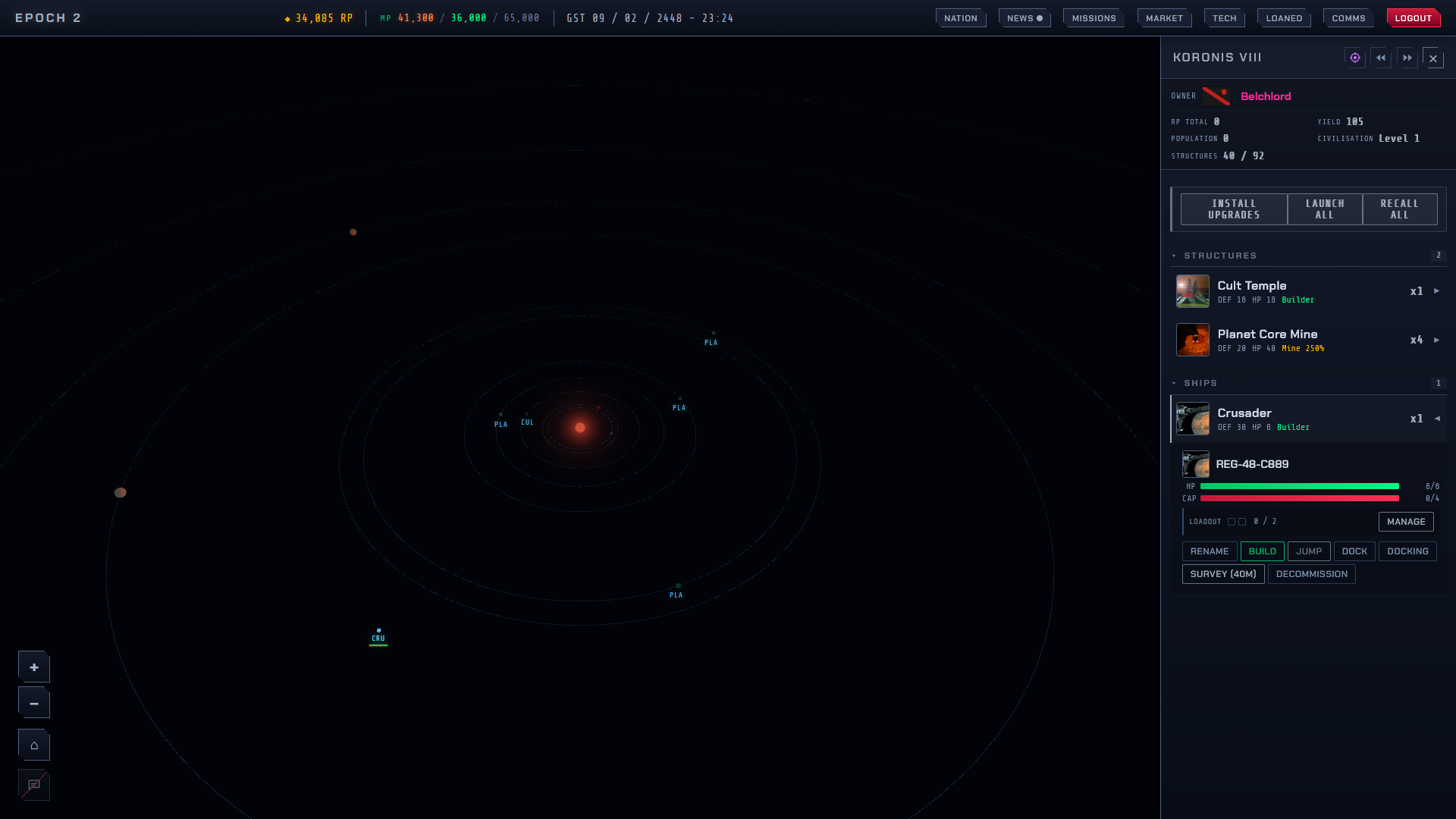 Planet Epoch gameplay screenshot