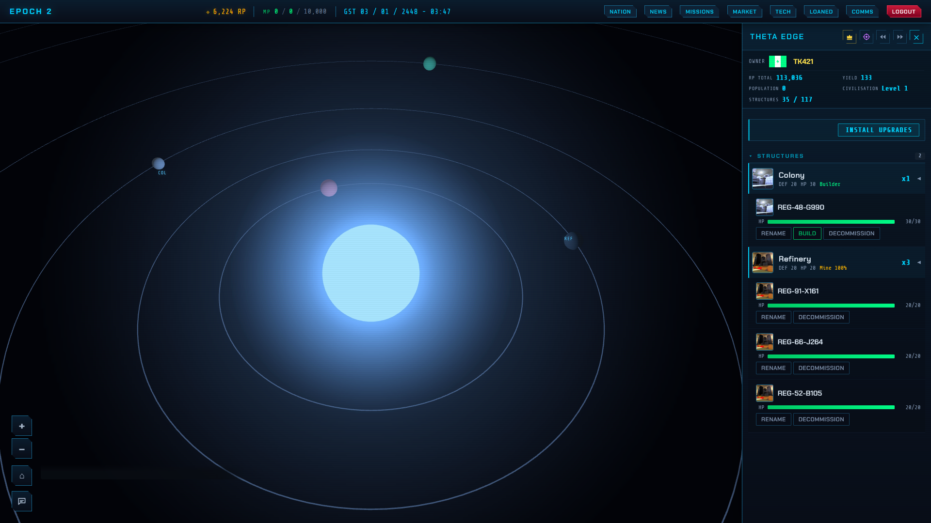 Planet Epoch gameplay screenshot